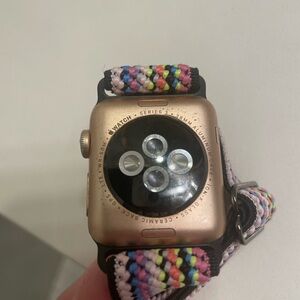 Apple Smartwatch Gold with Colorful Band